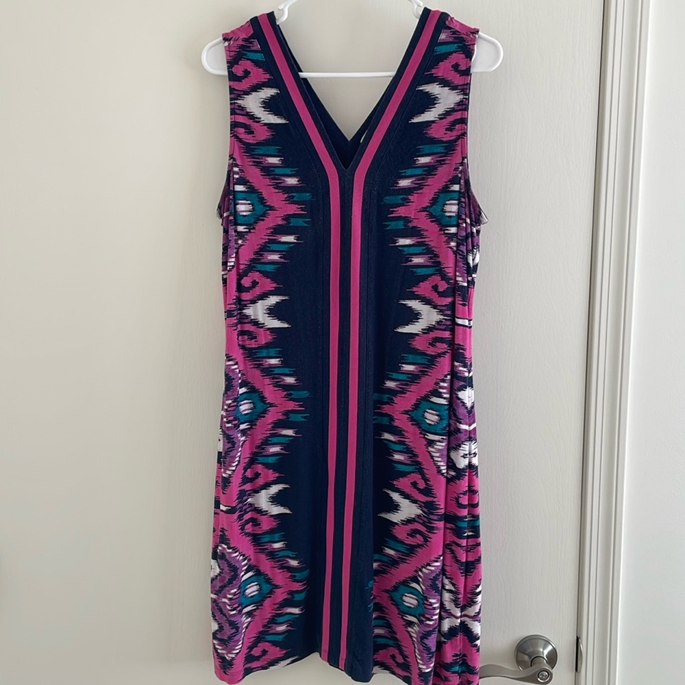 Tommy Bahama Geo Print Dress.  Size: L